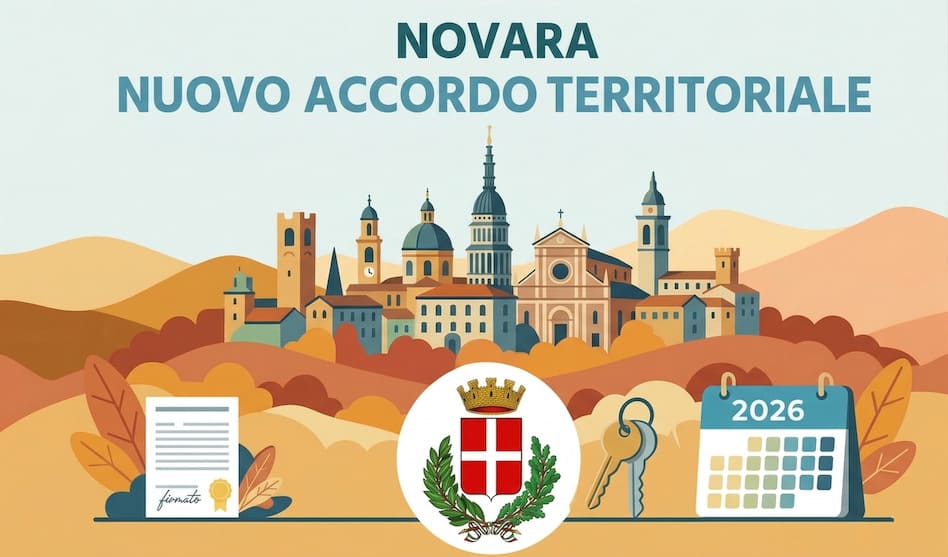 Novara Nuovo Accordo Territoriale Novara: nuovo Accordo territoriale in vigore da aprile 2026