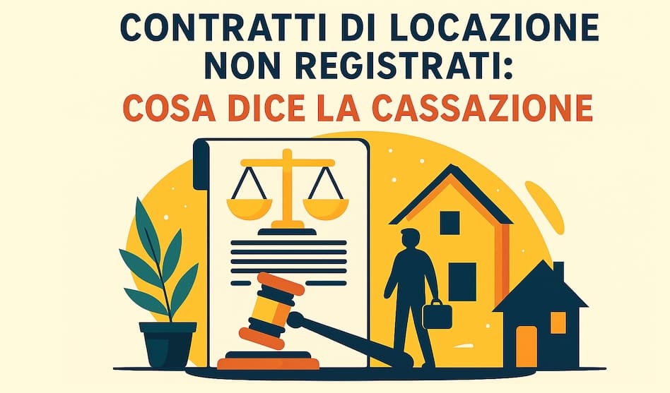 Contratti di locazione non registrati: cosa dice la Cassazione