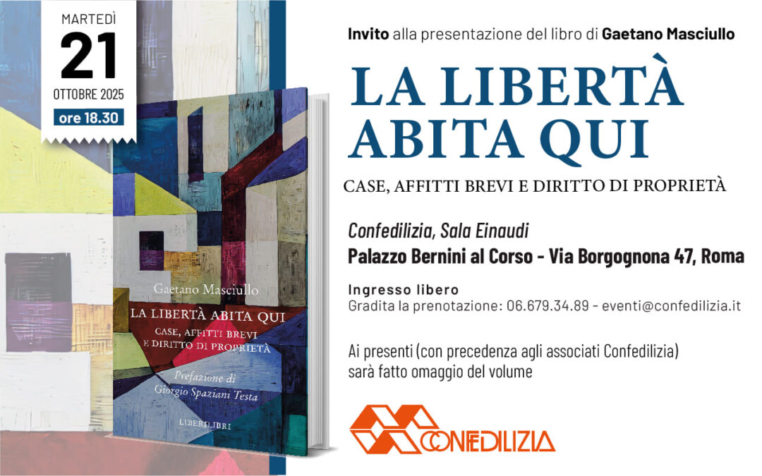 Affitti brevi e libertà di proprietà: un libro che fa riflettere
