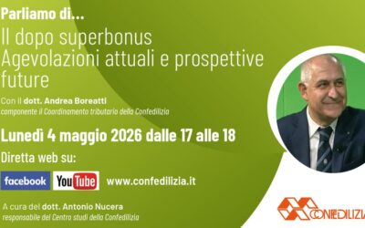 Il dopo superbonus. Agevolazioni attuali e prospettive future – Seminario on-line